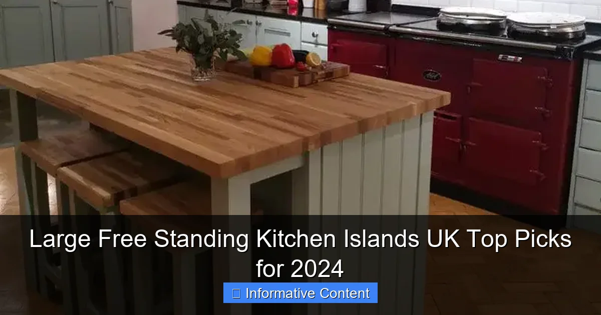 Large Free Standing Kitchen Islands UK Top Picks for 2024