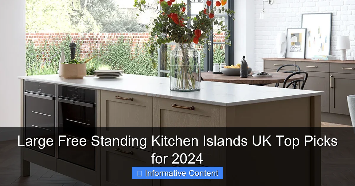 Large Free Standing Kitchen Islands UK Top Picks for 2024