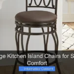 Top Large Kitchen Island Chairs for Style and Comfort