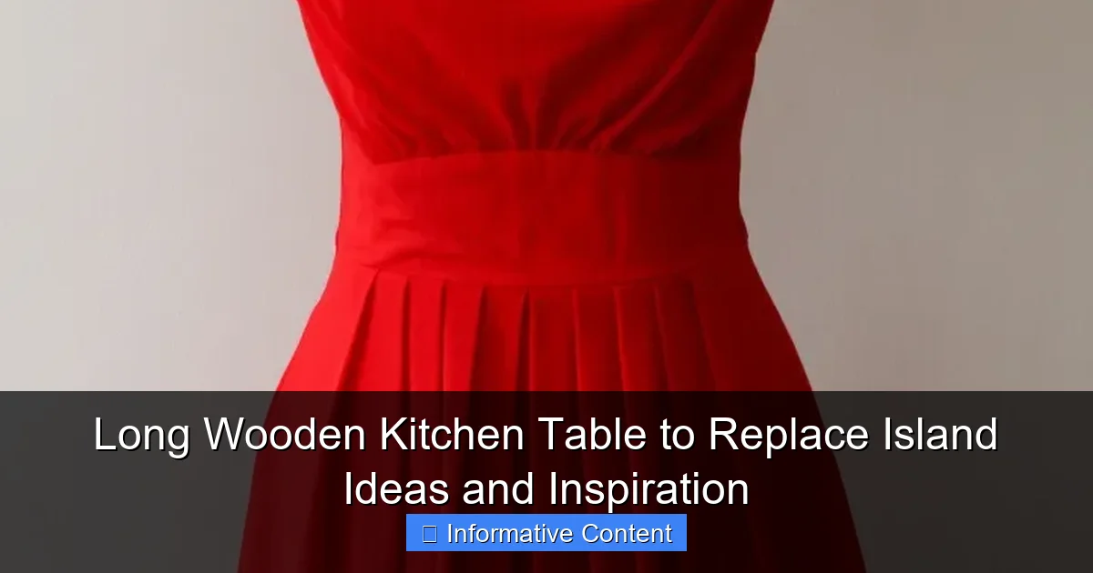 Long Wooden Kitchen Table to Replace Island Ideas and Inspiration