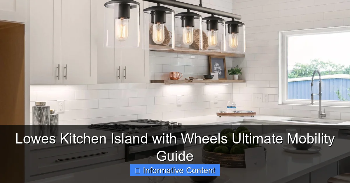 Lowes Kitchen Island with Wheels Ultimate Mobility Guide