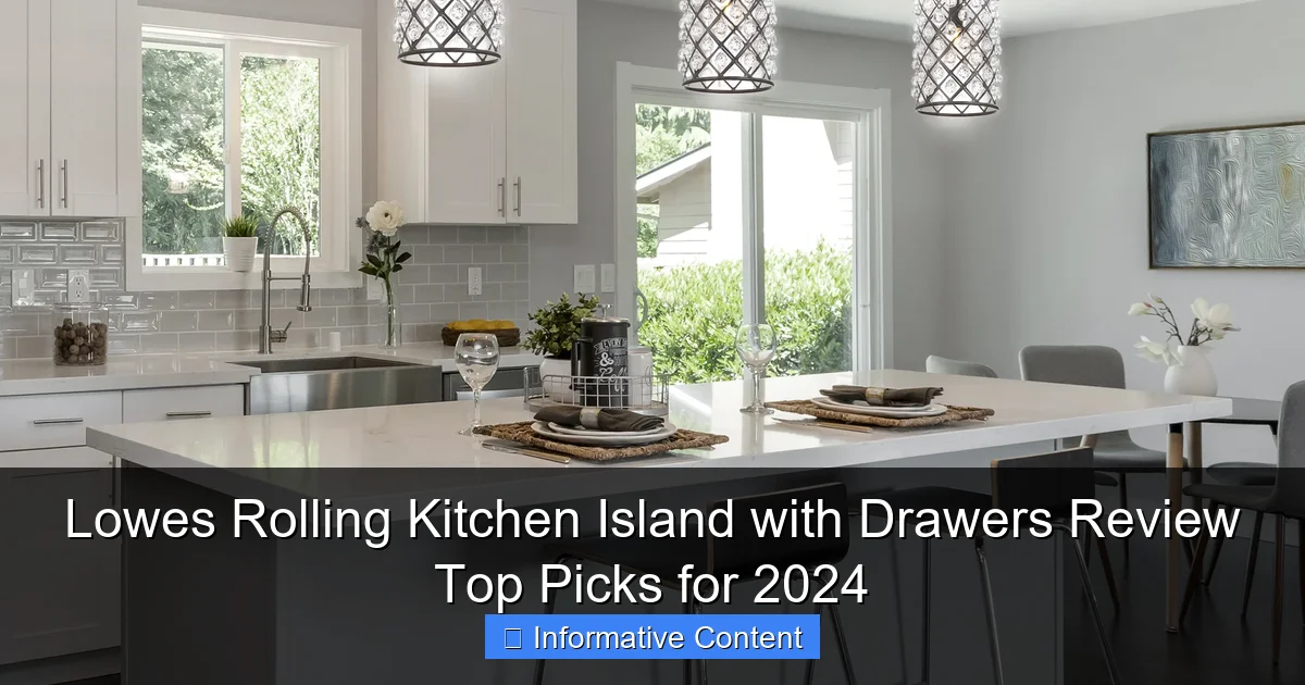 Lowes Rolling Kitchen Island with Drawers Review Top Picks for 2024