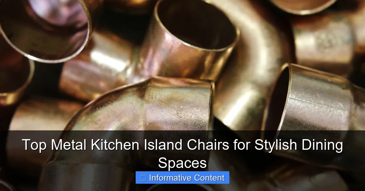 Top Metal Kitchen Island Chairs for Stylish Dining Spaces