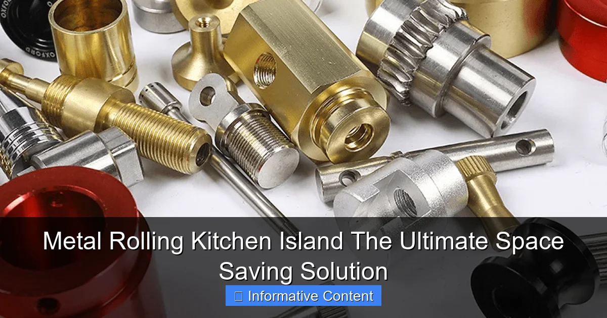 Metal Rolling Kitchen Island The Ultimate Space Saving Solution
