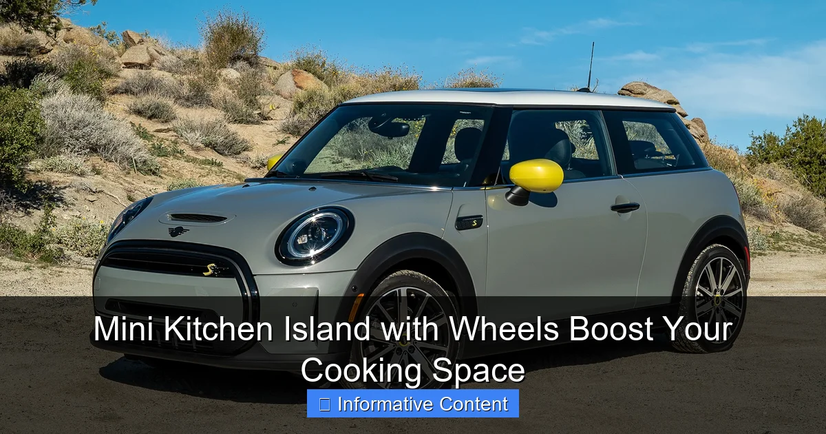 Mini Kitchen Island with Wheels Boost Your Cooking Space