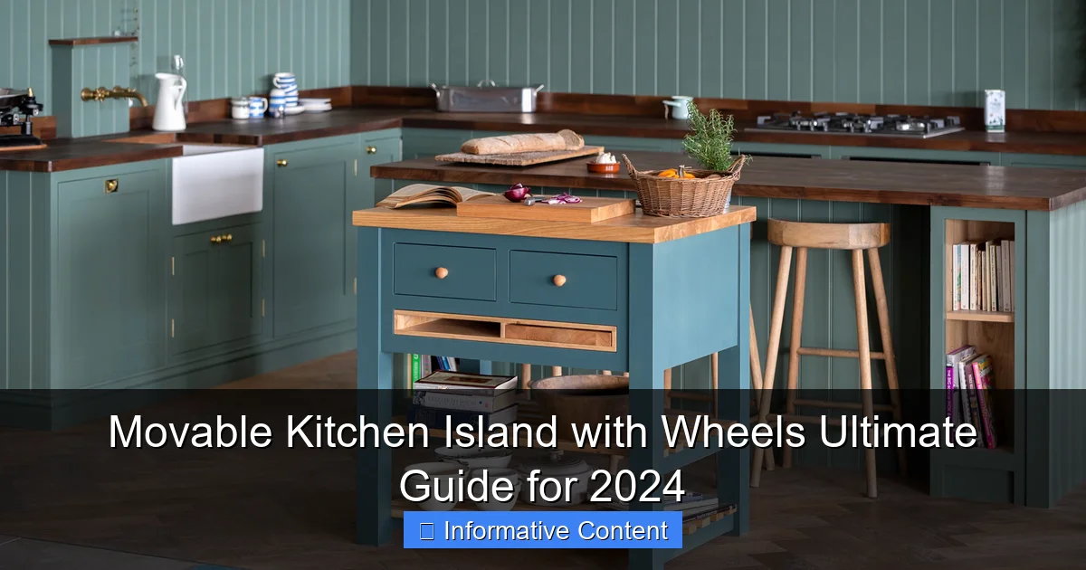 Movable Kitchen Island with Wheels Ultimate Guide for 2024