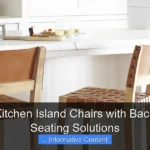 Nautica Kitchen Island Chairs with Backs Stylish Seating Solutions