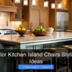 Neutral Color Kitchen Island Chairs Stylish Seating Ideas