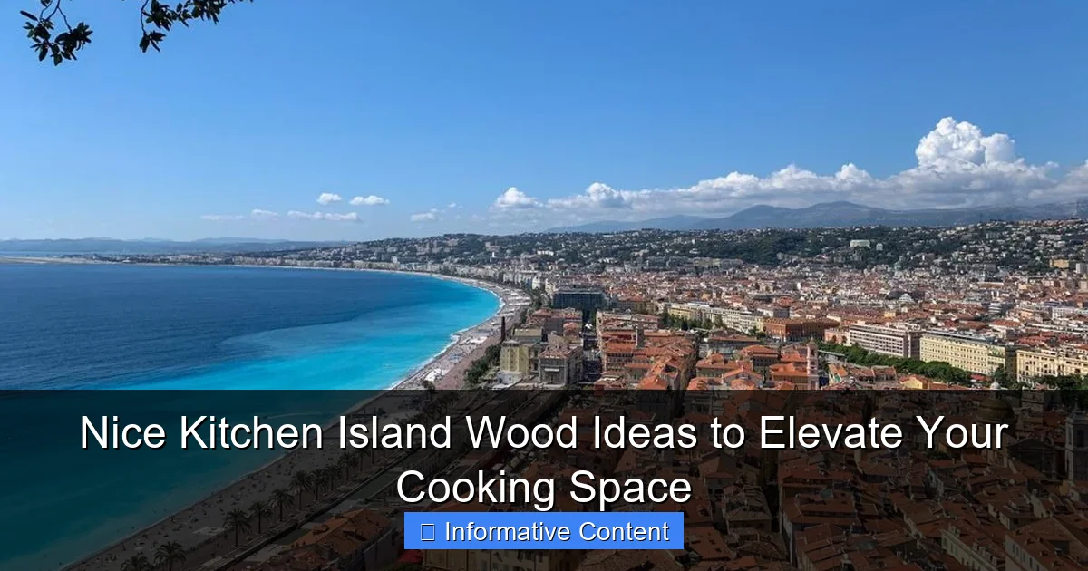 Nice Kitchen Island Wood Ideas to Elevate Your Cooking Space