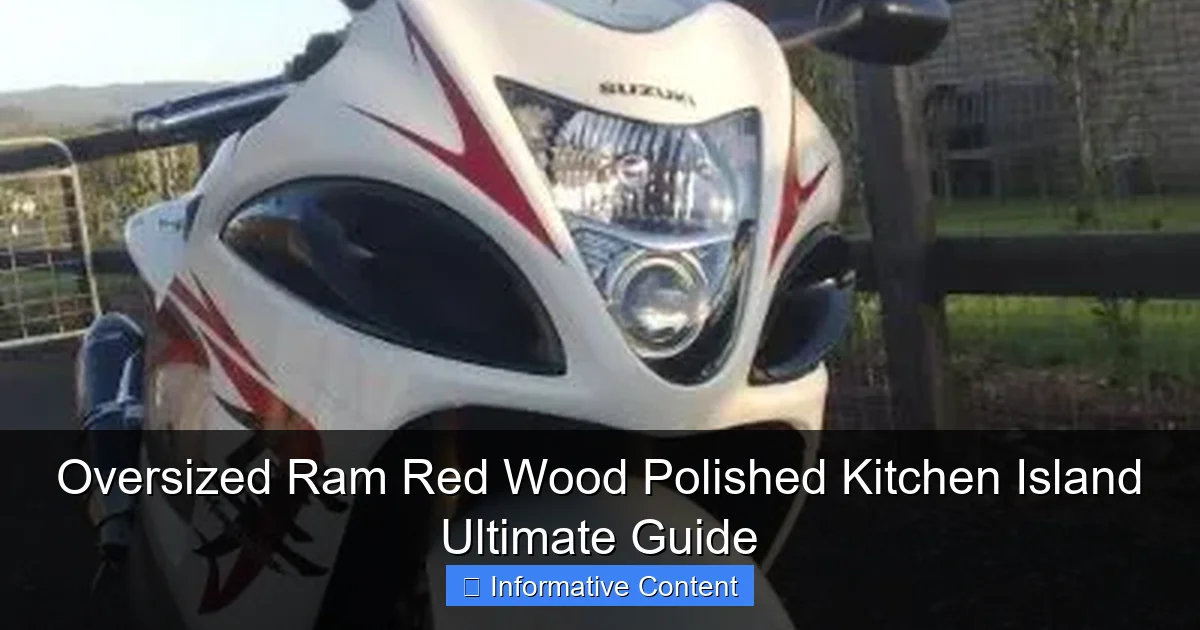 Oversized Ram Red Wood Polished Kitchen Island Ultimate Guide