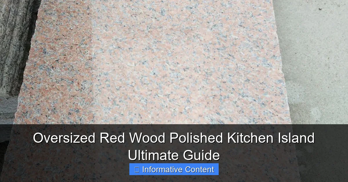 Oversized Red Wood Polished Kitchen Island Ultimate Guide