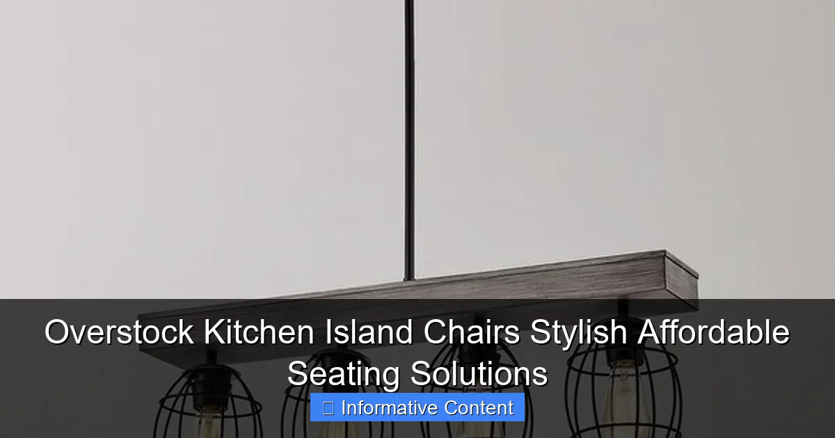 Overstock Kitchen Island Chairs Stylish Affordable Seating Solutions