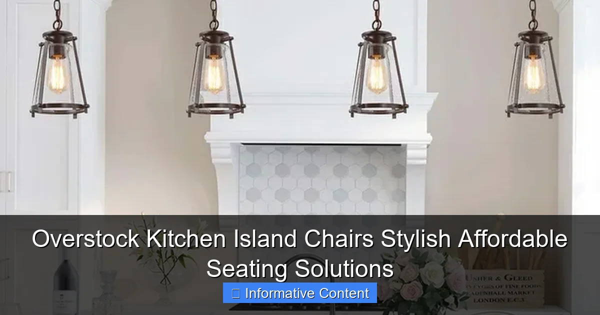 Overstock Kitchen Island Chairs Stylish Affordable Seating Solutions