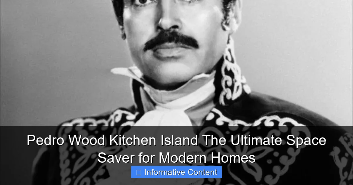 Pedro Wood Kitchen Island The Ultimate Space Saver for Modern Homes