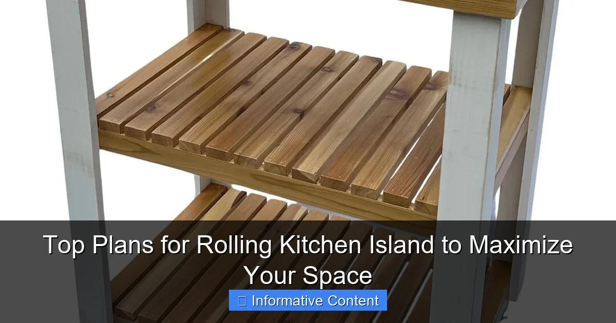 Top Plans for Rolling Kitchen Island to Maximize Your Space