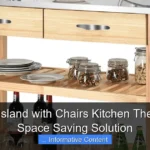 Portable Island with Chairs Kitchen The Ultimate Space Saving Solution