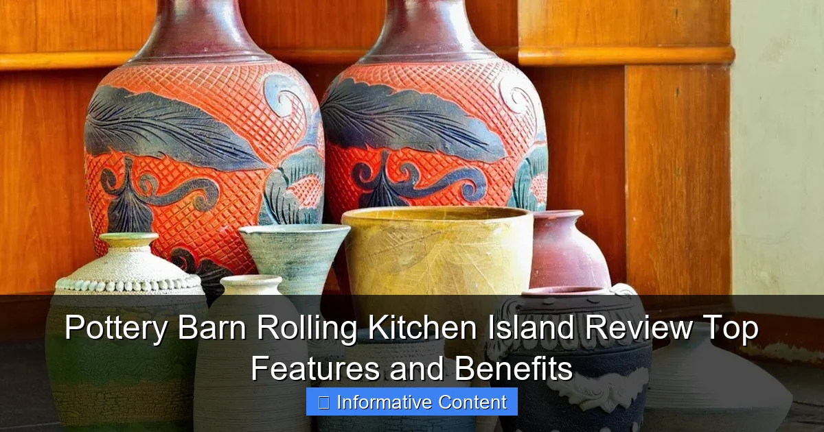 Pottery Barn Rolling Kitchen Island Review Top Features and Benefits