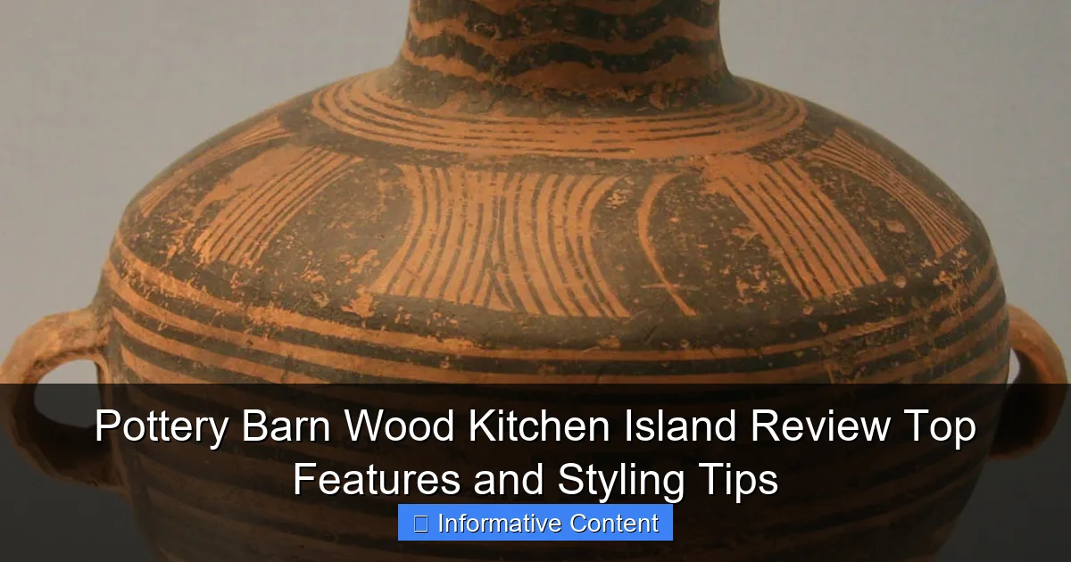 Pottery Barn Wood Kitchen Island Review Top Features and Styling Tips
