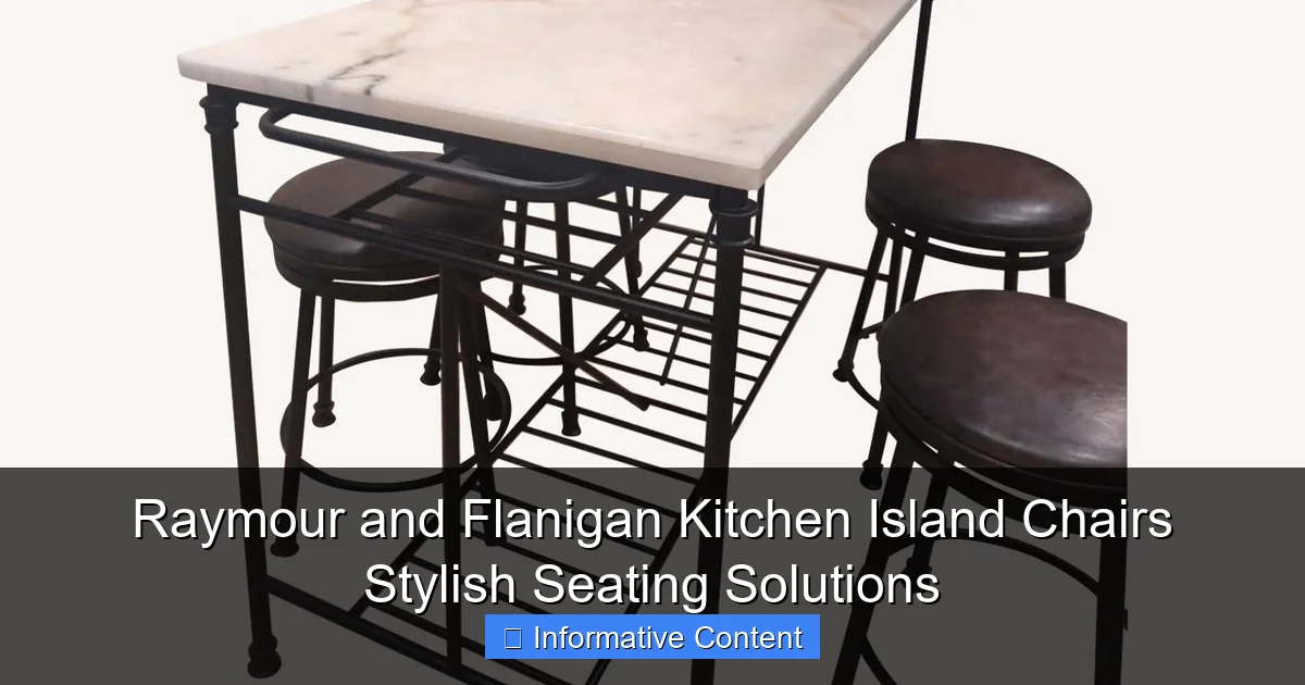Raymour and Flanigan Kitchen Island Chairs Stylish Seating Solutions
