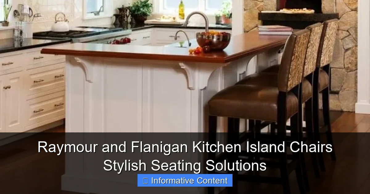 Raymour and Flanigan Kitchen Island Chairs Stylish Seating Solutions