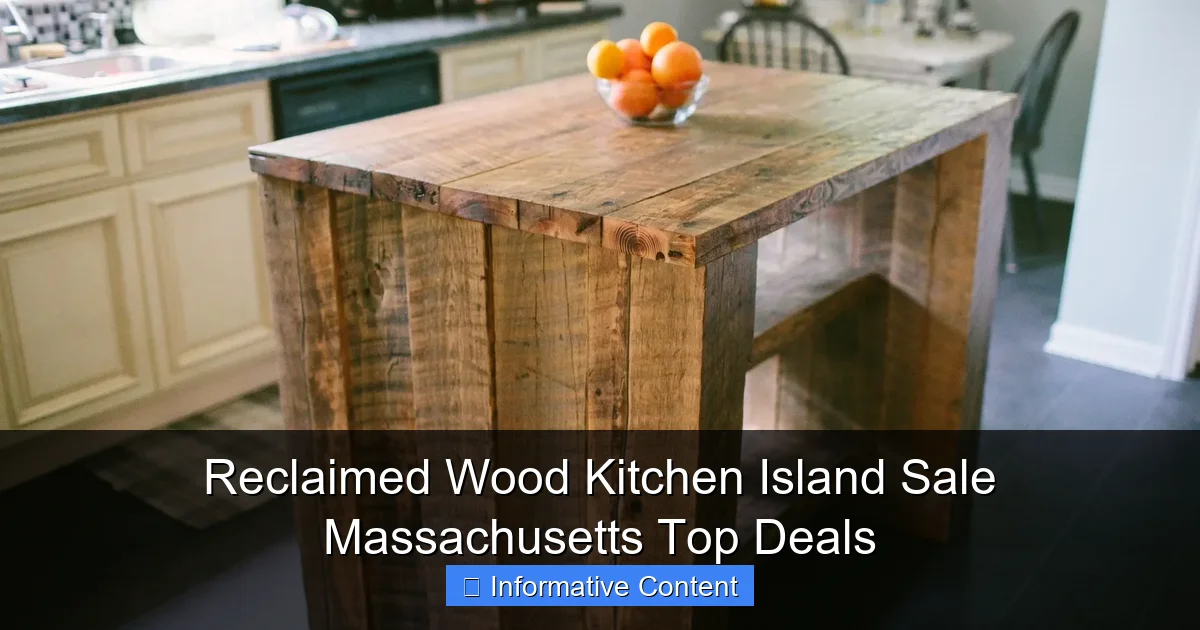 Reclaimed Wood Kitchen Island Sale Massachusetts Top Deals