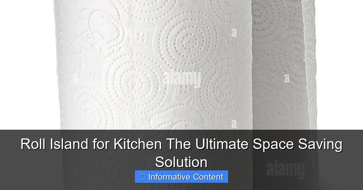Roll Island for Kitchen The Ultimate Space Saving Solution