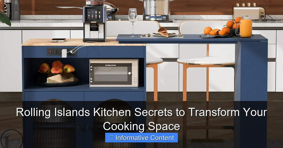 Rolling Islands Kitchen Secrets to Transform Your Cooking Space