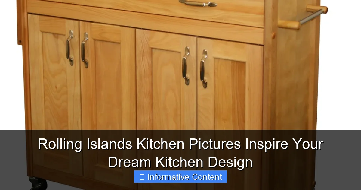 Rolling Islands Kitchen Pictures Inspire Your Dream Kitchen Design