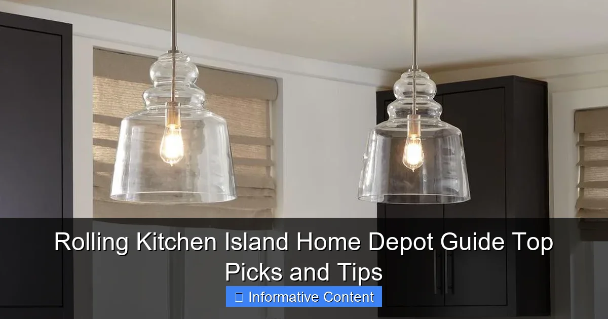Rolling Kitchen Island Home Depot Guide Top Picks and Tips