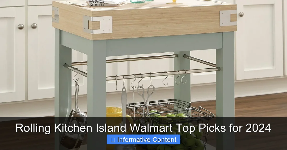 Rolling Kitchen Island Walmart Top Picks for 2024