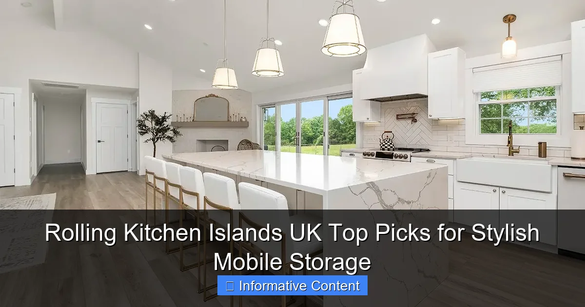 Rolling Kitchen Islands UK Top Picks for Stylish Mobile Storage