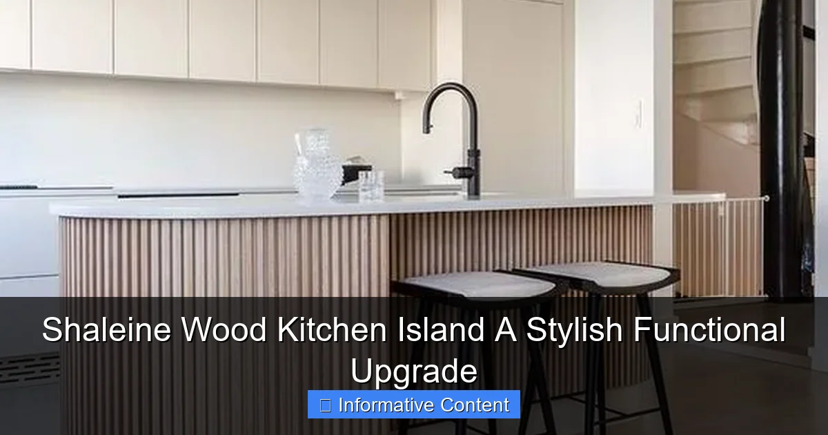 Shaleine Wood Kitchen Island A Stylish Functional Upgrade