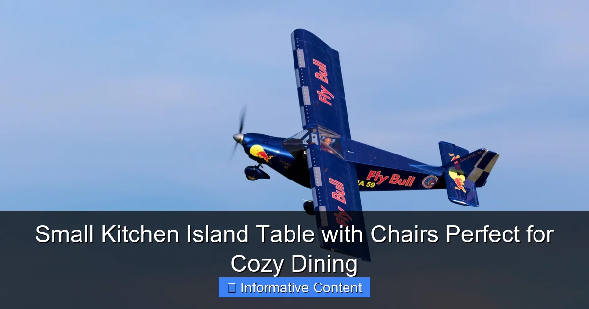 Small Kitchen Island Table with Chairs Perfect for Cozy Dining