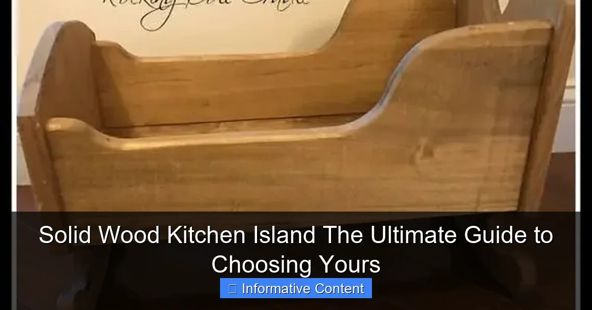 Solid Wood Kitchen Island The Ultimate Guide to Choosing Yours