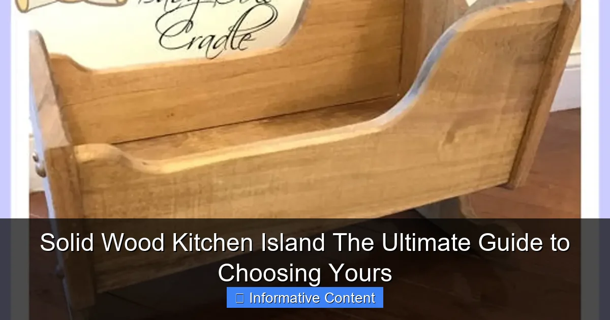 Solid Wood Kitchen Island The Ultimate Guide to Choosing Yours