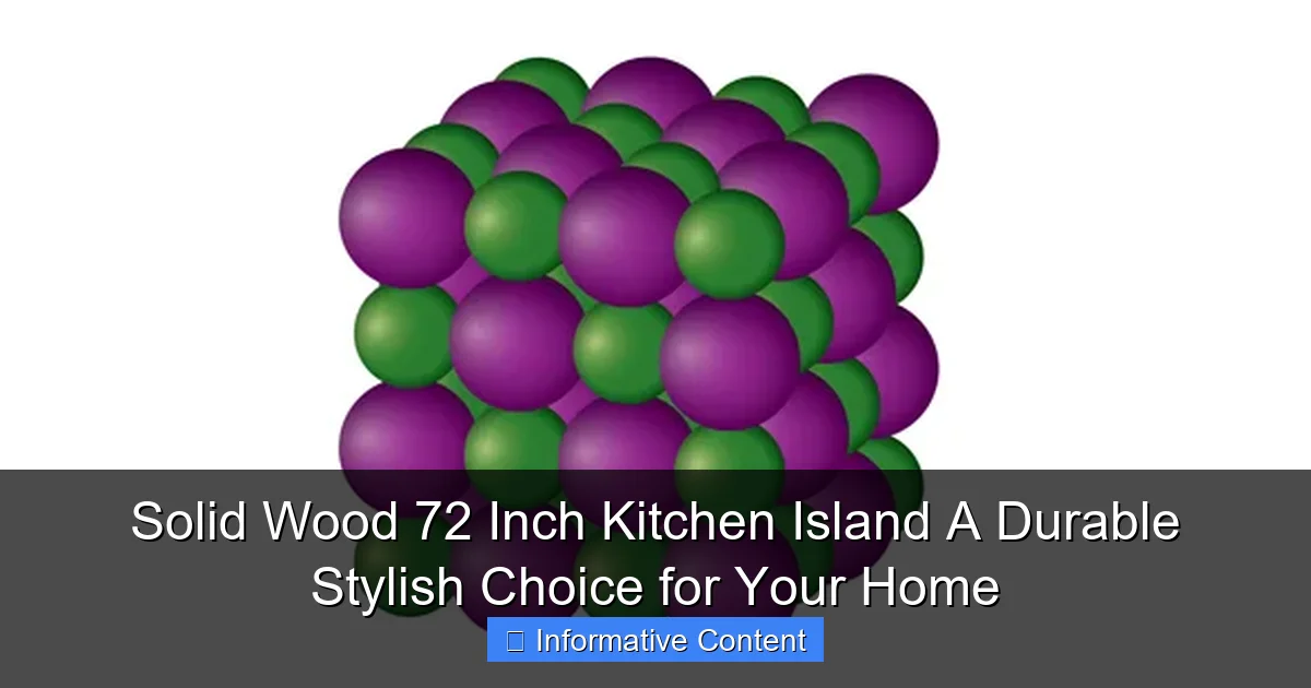 Solid Wood 72 Inch Kitchen Island A Durable Stylish Choice for Your Home