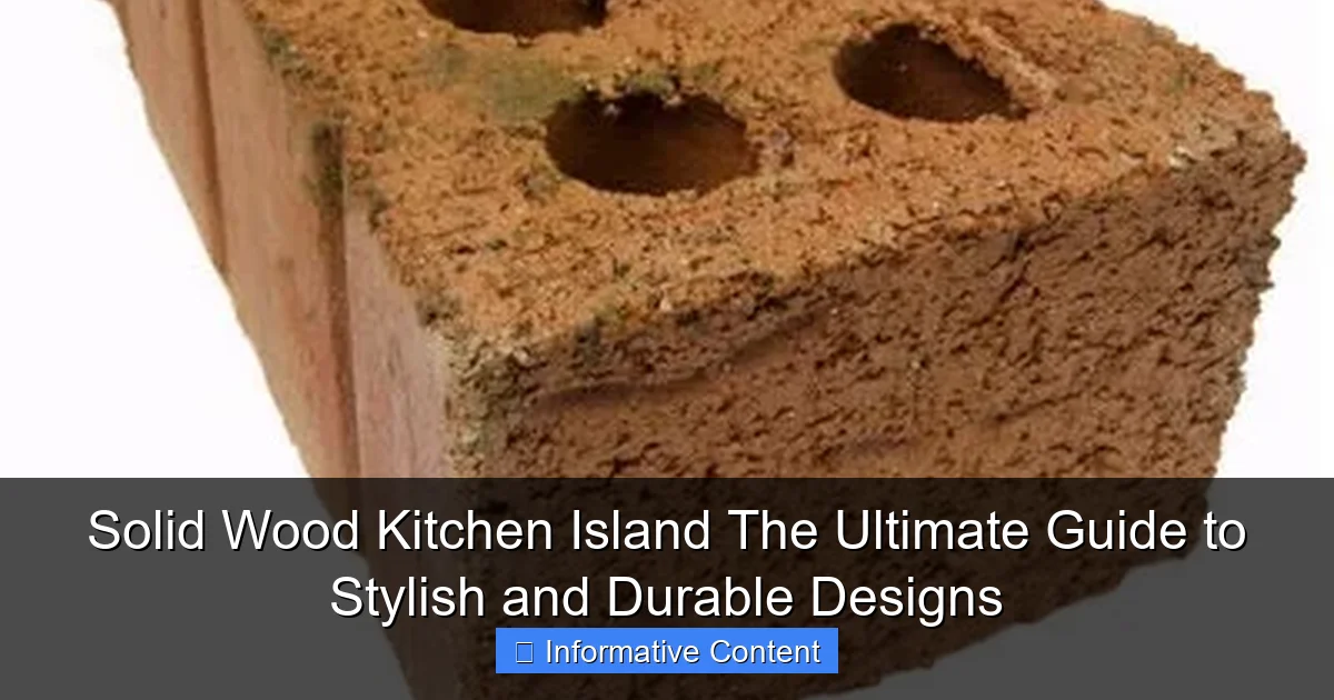 Solid Wood Kitchen Island The Ultimate Guide to Stylish and Durable Designs