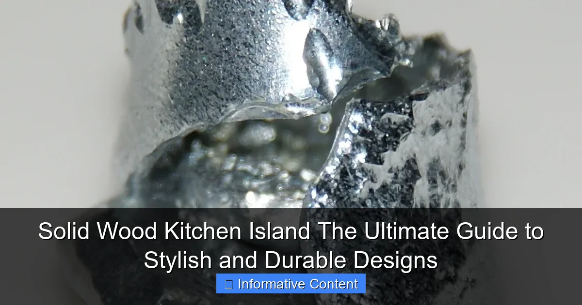 Solid Wood Kitchen Island The Ultimate Guide to Stylish and Durable Designs
