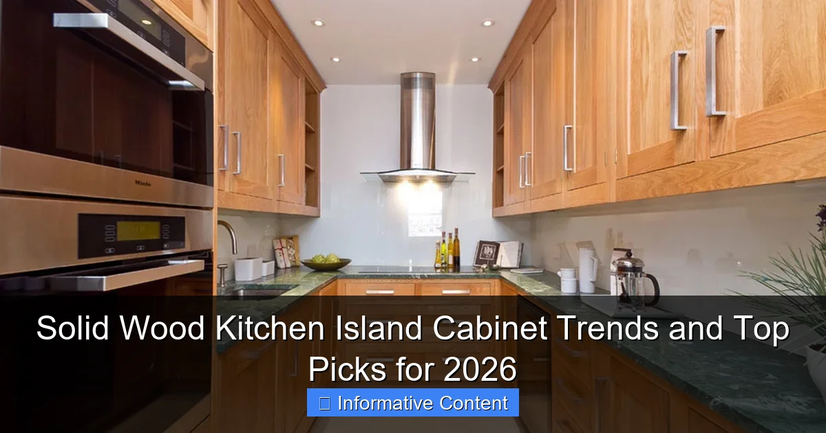 Solid Wood Kitchen Island Cabinet Trends and Top Picks for 2026
