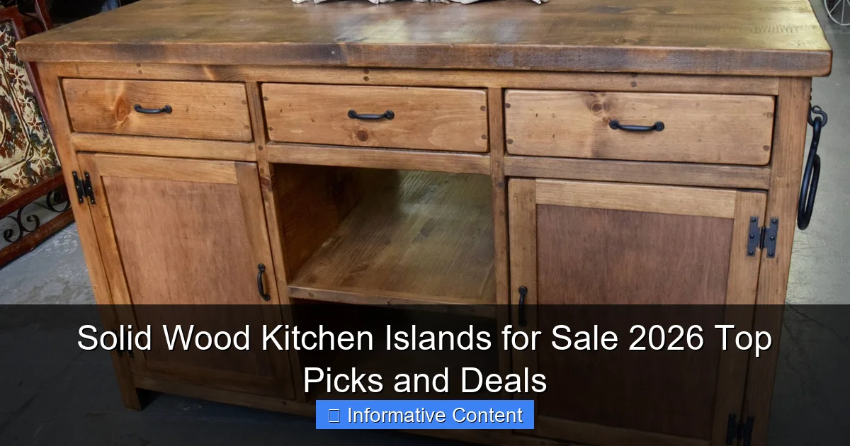 Solid Wood Kitchen Islands for Sale 2026 Top Picks and Deals