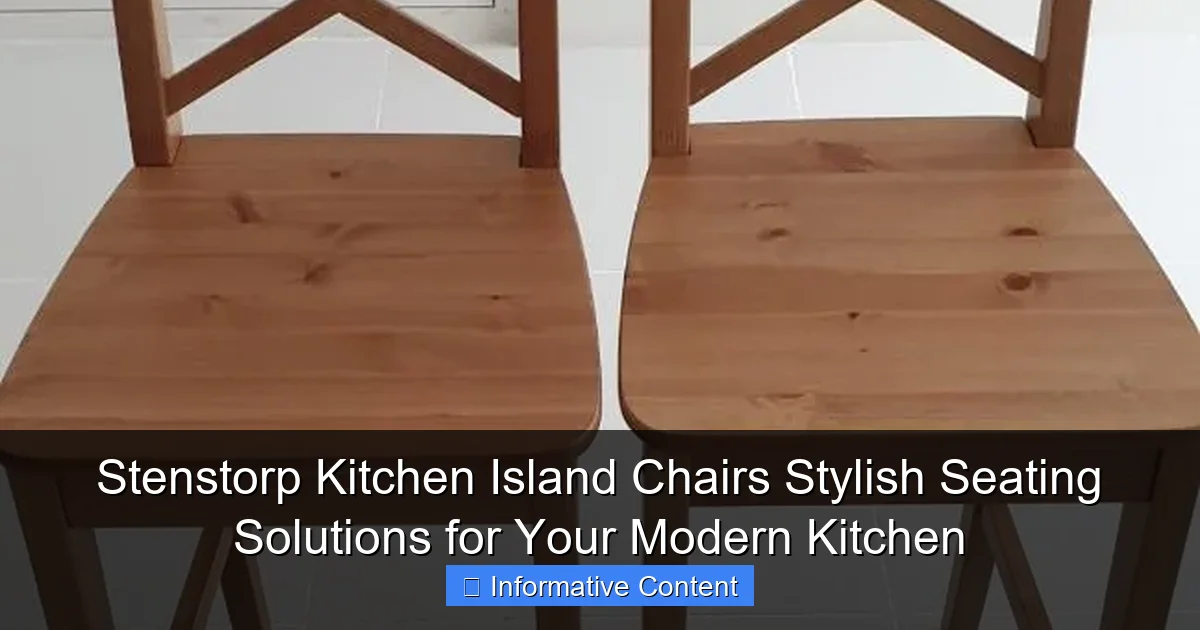 Stenstorp Kitchen Island Chairs Stylish Seating Solutions for Your Modern Kitchen