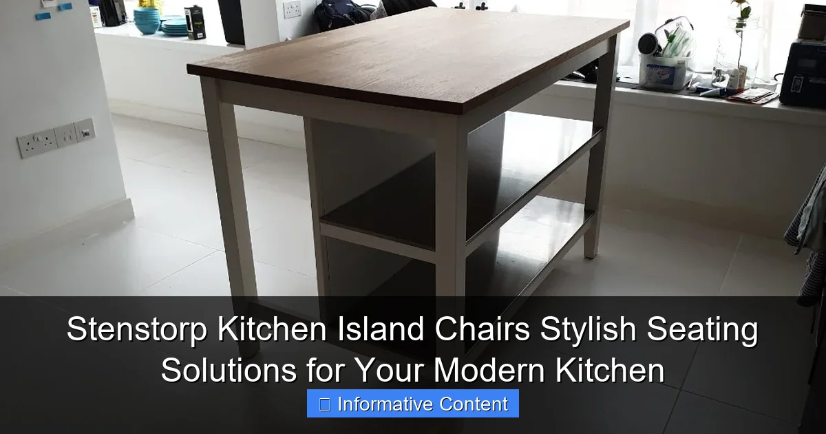 Stenstorp Kitchen Island Chairs Stylish Seating Solutions for Your Modern Kitchen