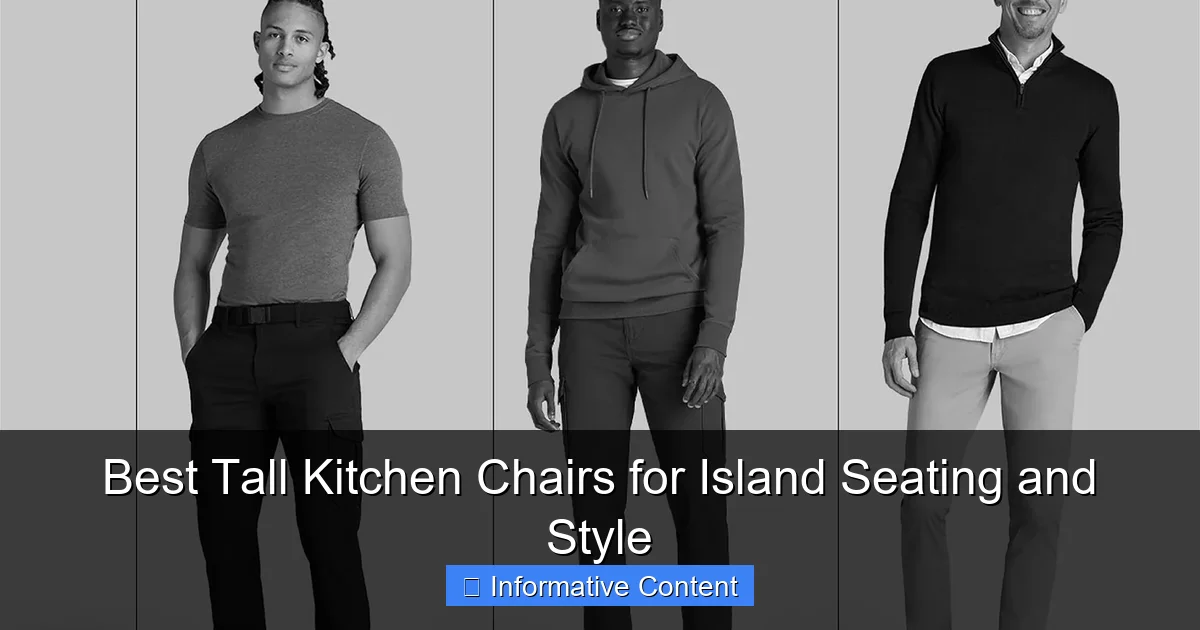 Best Tall Kitchen Chairs for Island Seating and Style