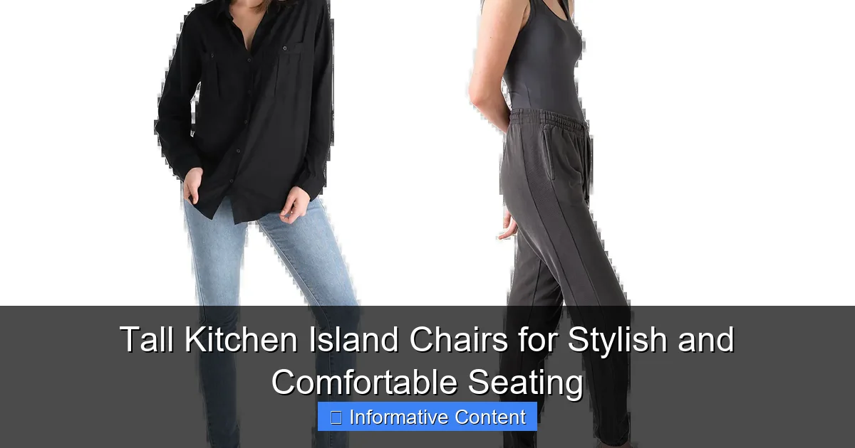 Tall Kitchen Island Chairs for Stylish and Comfortable Seating