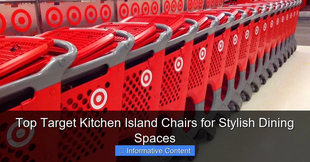 Top Target Kitchen Island Chairs for Stylish Dining Spaces