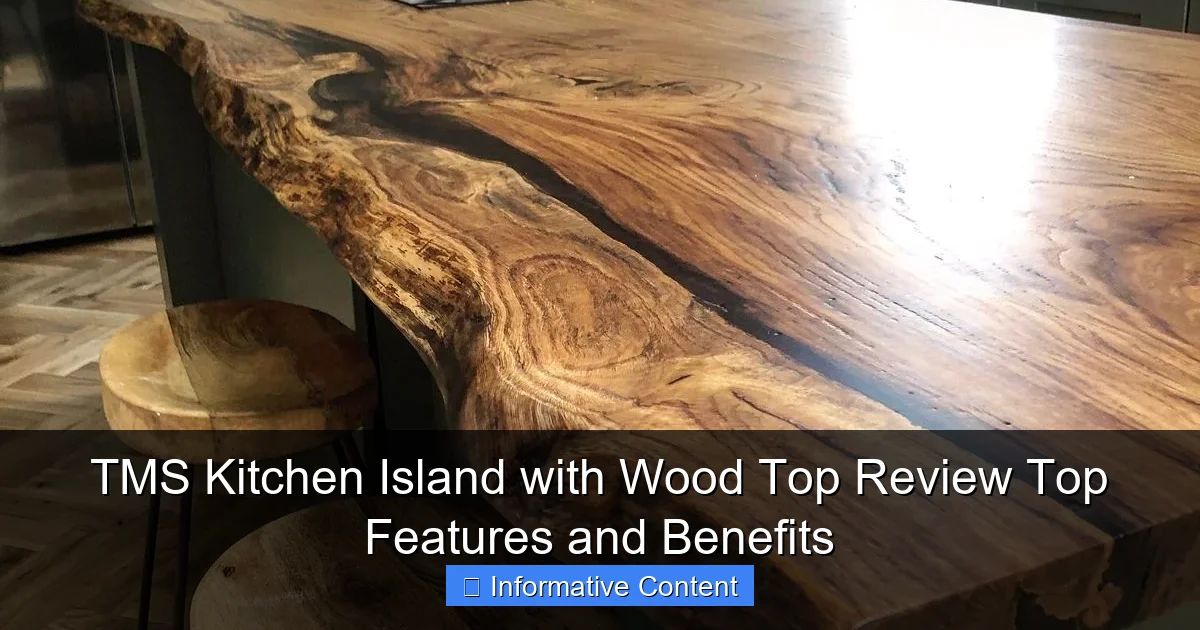 TMS Kitchen Island with Wood Top Review Top Features and Benefits