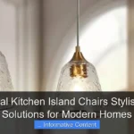 Transitional Kitchen Island Chairs Stylish Seating Solutions for Modern Homes