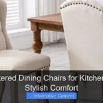 Upholstered Dining Chairs for Kitchen Island Stylish Comfort