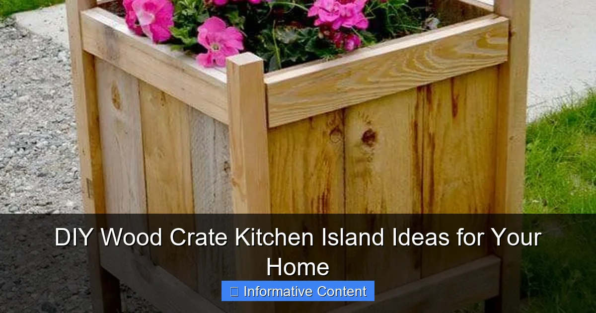 DIY Wood Crate Kitchen Island Ideas for Your Home