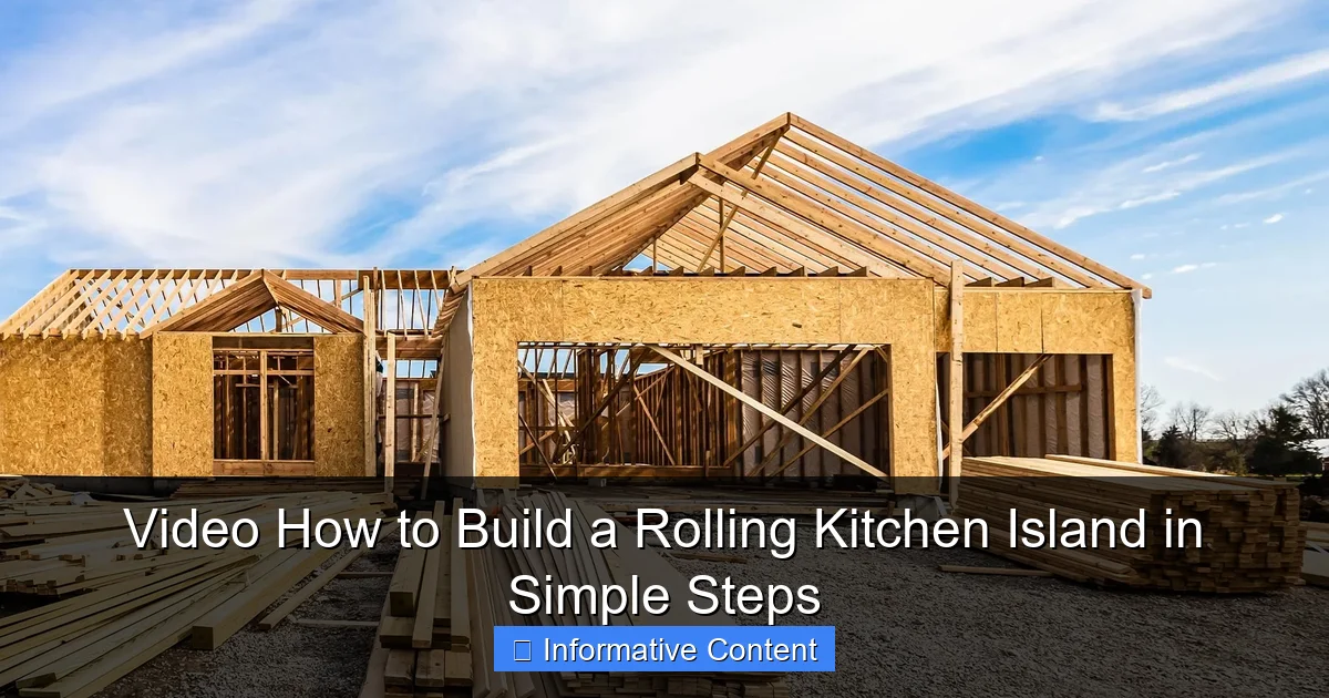 Video How to Build a Rolling Kitchen Island in Simple Steps